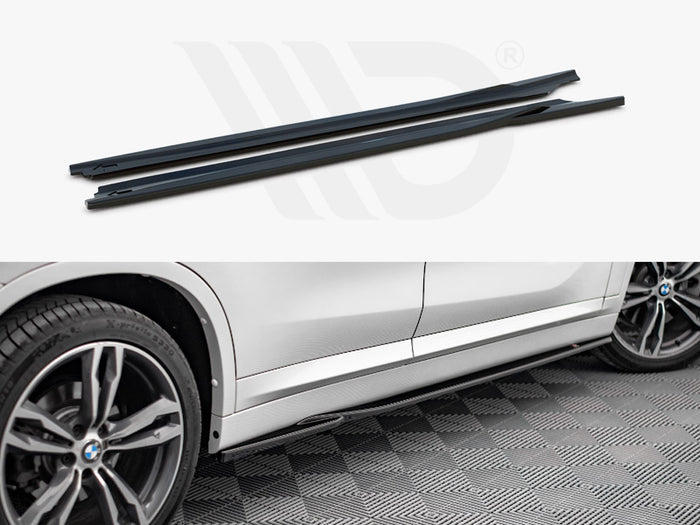 BMW X1 M-pack F48 (2015-2019) Side Skirts Diffusers - Maxton Design