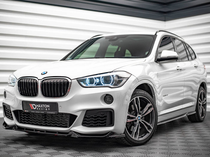 BMW X1 M-pack F48 (2015-2019) Front Splitter V.2 - Maxton Design