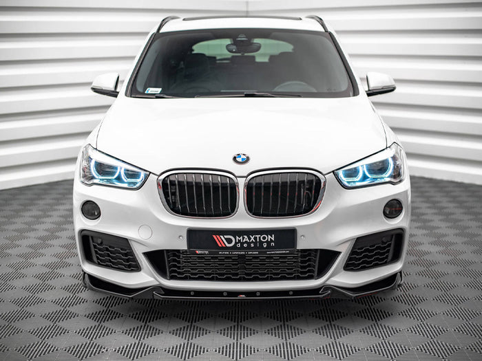 BMW X1 M-pack F48 (2015-2019) Front Splitter V.2 - Maxton Design