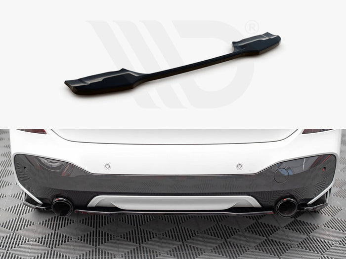 BMW X1 M-pack F48 (2015-2019) Central Rear Splitter - Maxton Design