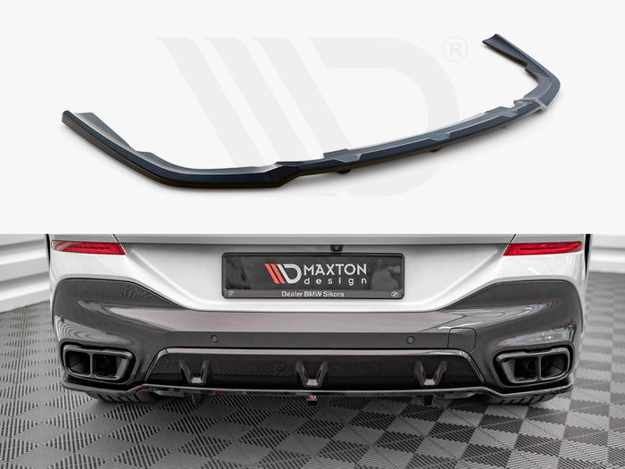 BMW X6 M-pack G06 (2019-) Central Rear Splitter - Maxton Design