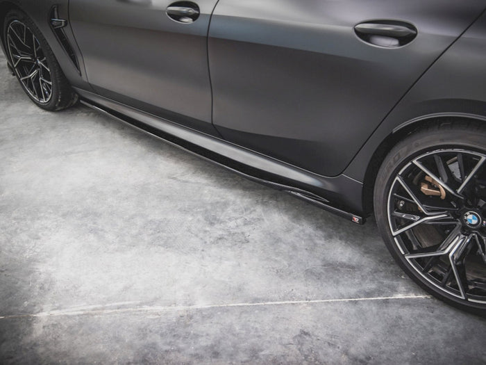 BMW M8 GRAN Coupe F93 / 8 GRAN Coupe M-pack G16 (2019-) Side Skirts Diffusers V.2 - Maxton Design
