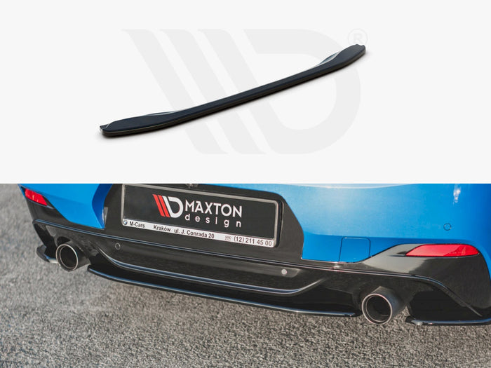 BMW X2 F39 M Sport (2016-) Central Rear Splitter - Maxton Design