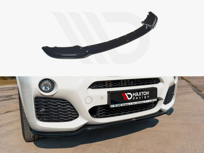 BMW X3 F25 M-pack Facelift (2014-2017) Front Splitter - Maxton Design