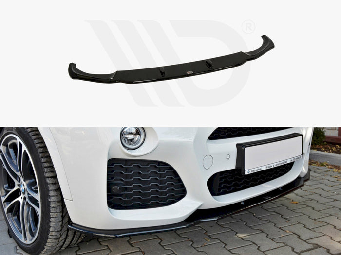 BMW X4 M-pack (2014-UP) Front Splitter - Maxton Design