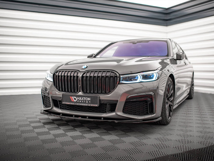 BMW 7 G11 M-pack Facelift (2019-) Front Splitter V.1 - Maxton Design