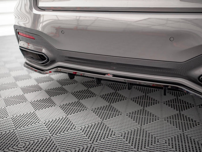 BMW 7 G11 M-pack Facelift (2019-) Central Rear Splitter - Maxton Design