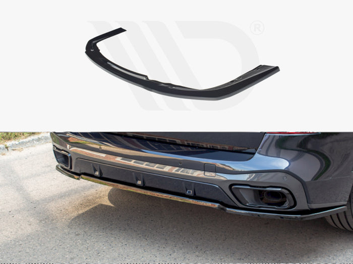 BMW X5 G05 M-sport (2018-) Central Rear Splitter - Maxton Design