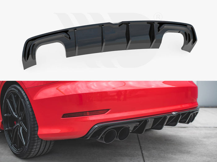 Audi S3 Sedan 8V (2013-2016) Rear Valance - Maxton Design