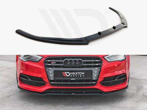 Audi S3 / A3 S-line 8V Sedan / Cabrio (2013-2016) Front Splitter V.2 - Maxton Design