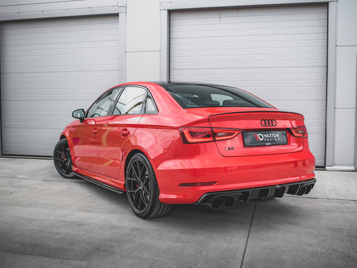 Audi S3 / A3 S-line 8V / 8V FL Sedan (2013-2020) Side Skirts Diffusers V.1 - Maxton Design
