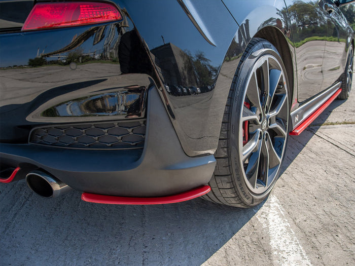Hyundai I30 MK3 N (Red) (2017-2020) Rear Side Splitters V2 - Maxton Design