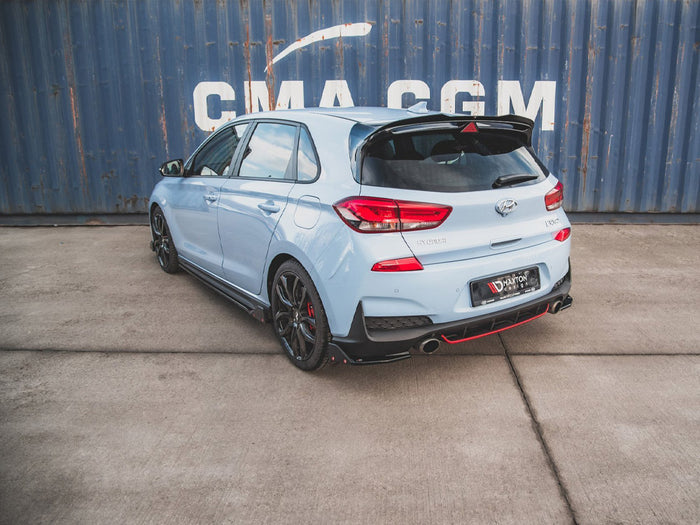 Hyundai I30 N Mk3 Hatchback Rear Side Splitters V.6 + Flaps - Maxton Design