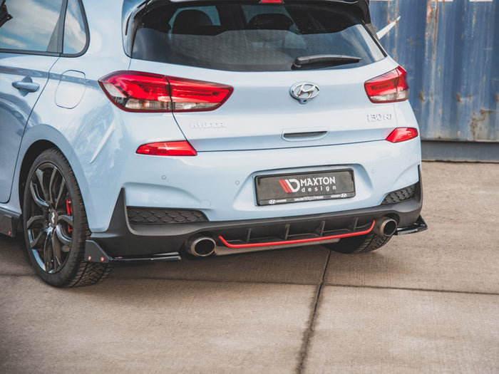 Hyundai I30 N Mk3 Hatchback Rear Side Splitters V.6 + Flaps - Maxton Design