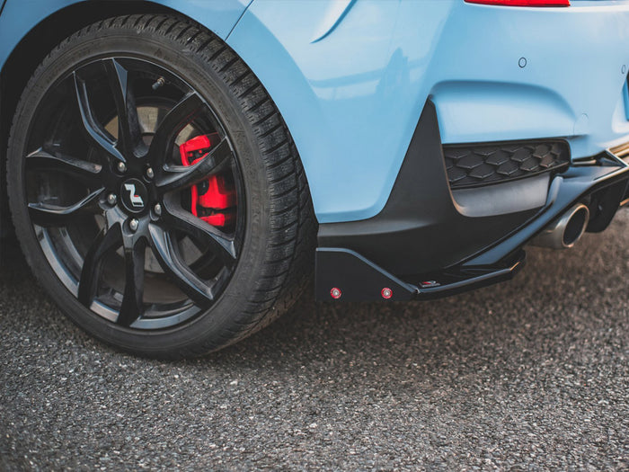 Hyundai I30 N Mk3 Hatchback Rear Side Splitters V.7 + Flaps - Maxton Design