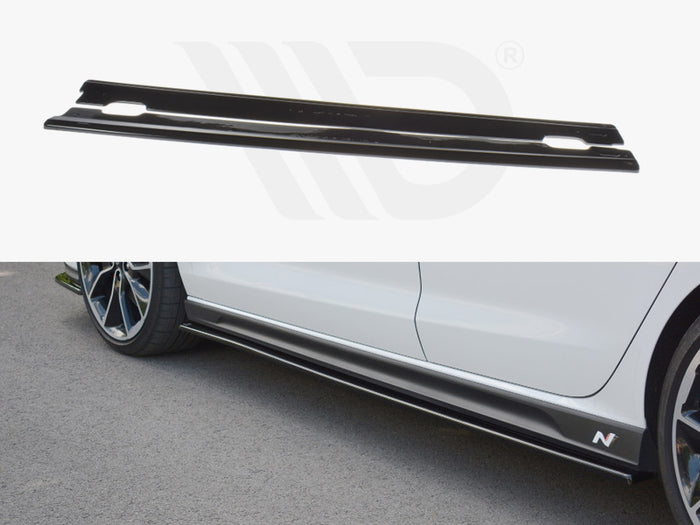 Hyundai I30 N MK3 Hatchback / Fastback (2017-) Side Skirts Diffusers V.1 - Maxton Design