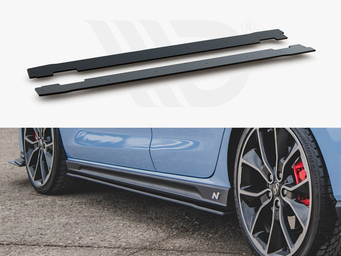Hyundai I30 N MK3 / MK3 FL Hatchback/ Fastback (2017-) Maxton Racing Side Skirt Diffusers - Maxton Design