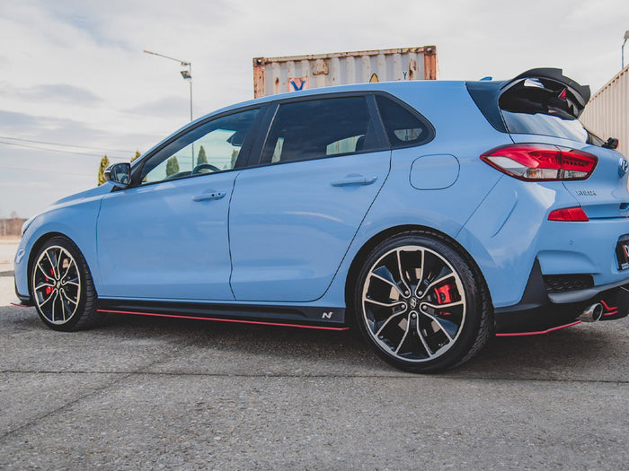 Hyundai I30 N MK3 / MK3 FL Hatchback/ Fastback (2017-) Maxton Racing Side Skirt Diffusers - Maxton Design