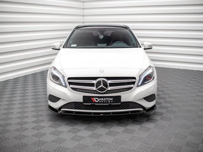 Mercedes A W176 (2012-2015) Front Splitter V.1 - Maxton Design