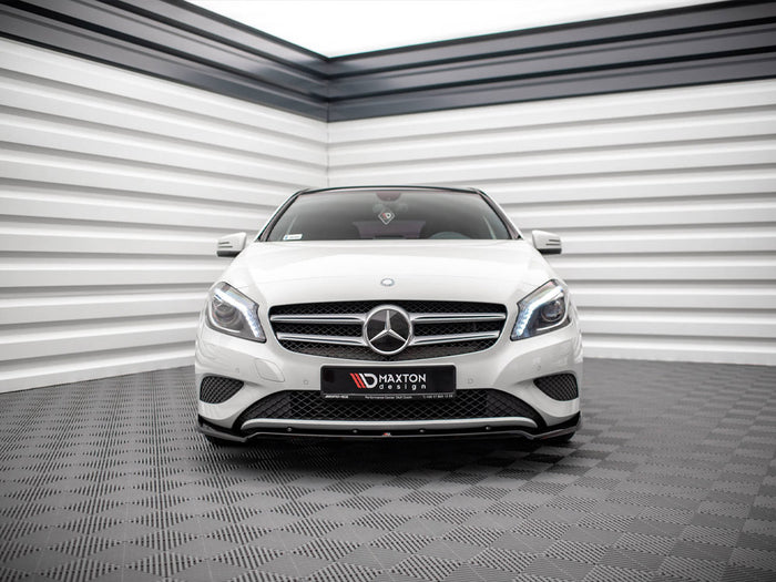 Mercedes A W176 (2012-2015) Front Splitter V.2 - Maxton Design