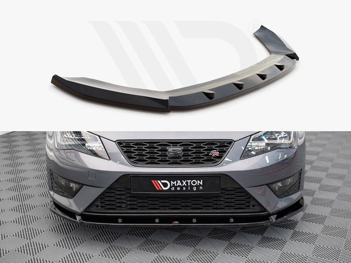 Seat Leon FR / Cupra MK3 (2012-2016) Front Splitter V.1 - Maxton Design