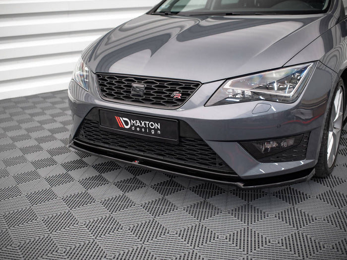 Seat Leon FR / Cupra MK3 (2012-2016) Front Splitter V.2 - Maxton Design