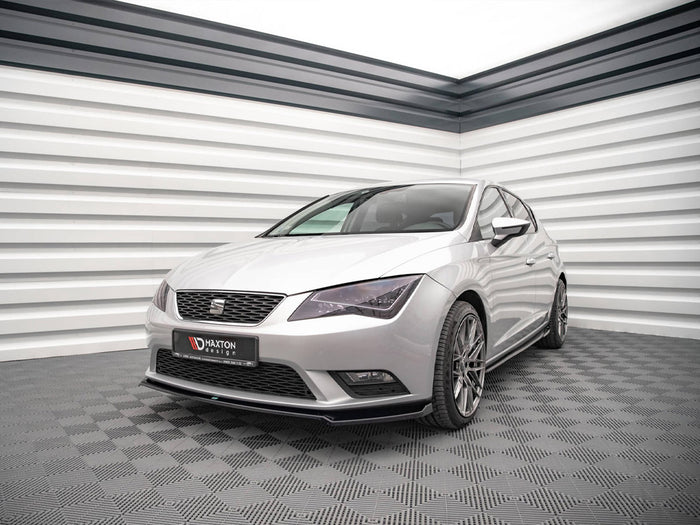 Seat Leon MK3 (2012-2016) Front Splitter V.2 - Maxton Design