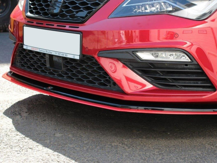 Seat Leon MK3 Cupra/ FR Facelift (2017-2019) Front Splitter V.3 - Maxton Design