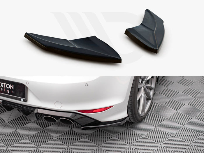 VW Golf R MK7 (2013-2016) Rear Side Splitters V.4 - Maxton Design