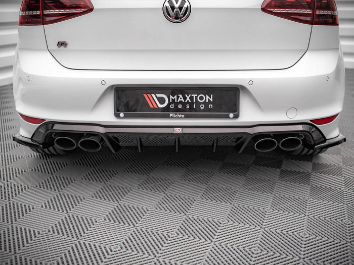VW Golf R MK7 (2013-2016) Rear Side Splitters V.4 - Maxton Design