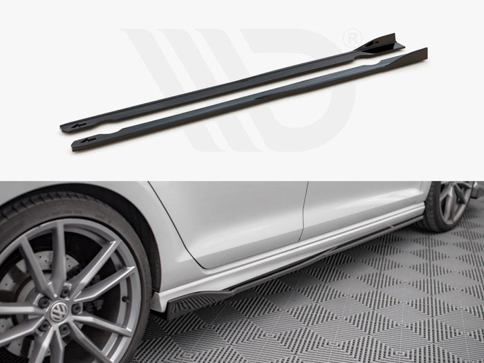 VW Golf R MK7 (2013-2016) Side Skirts Diffusers V.2 - Maxton Design
