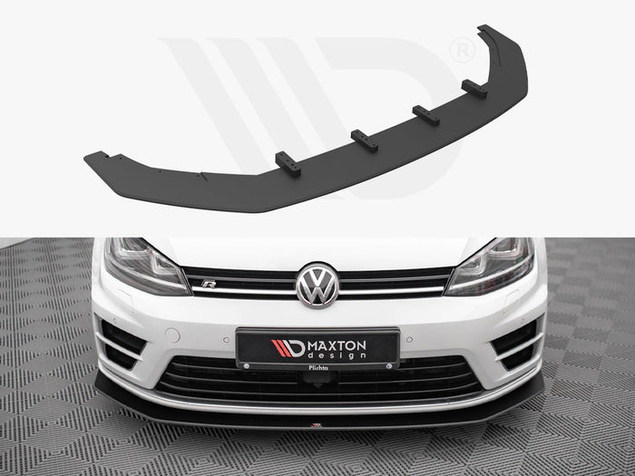 VW Golf R MK7 (2013-2016) Street PRO Front Splitter V.2 - Maxton Design