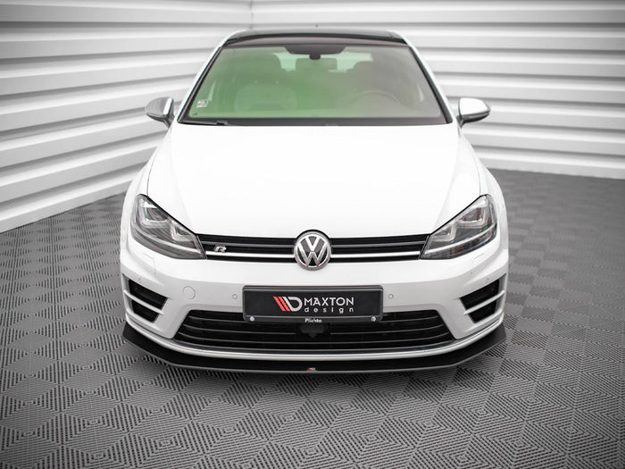 VW Golf R MK7 (2013-2016) Street PRO Front Splitter V.2 - Maxton Design