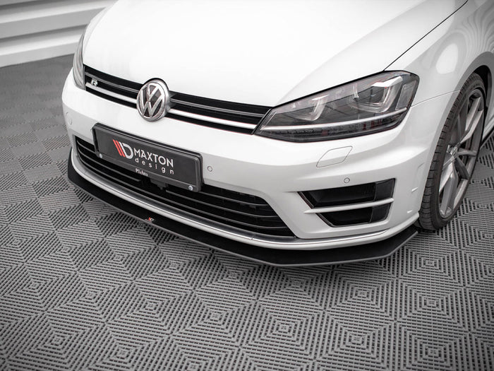 VW Golf R MK7 (2013-2016) Street PRO Front Splitter V.2 - Maxton Design