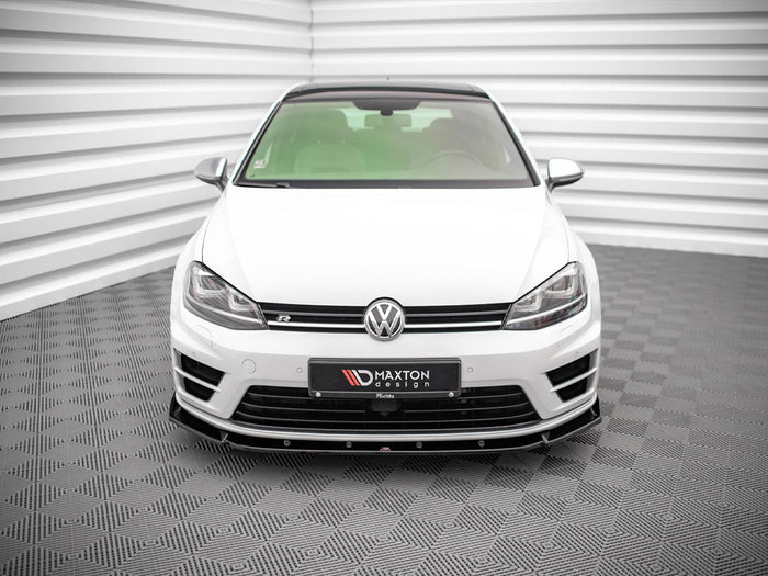 VW Golf R MK7 (2013-2016) Front Splitter V.4 - Maxton Design