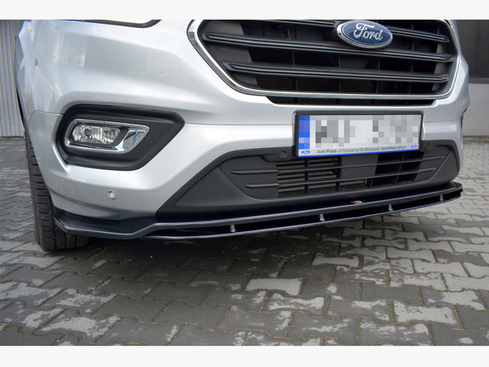 Ford Transit Custom MK 1 Facelift (2018-UP) Front Splitter - Maxton Design