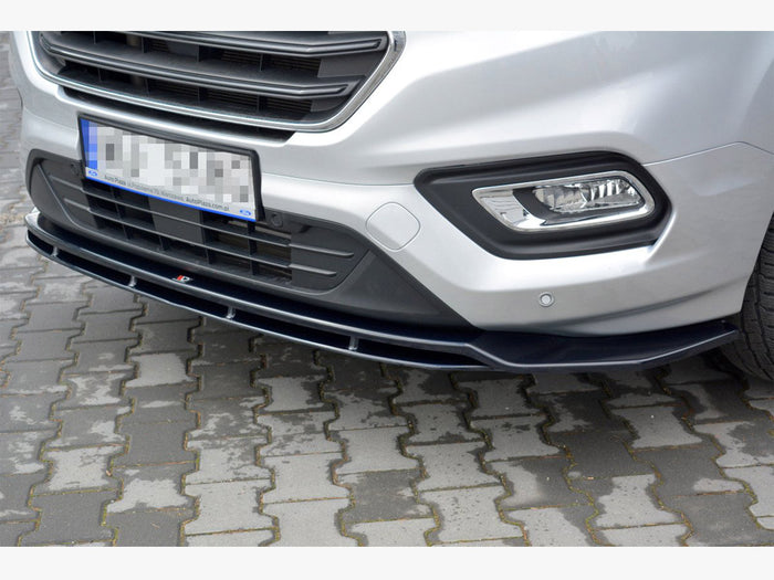 Ford Transit Custom MK 1 Facelift (2018-UP) Front Splitter - Maxton Design
