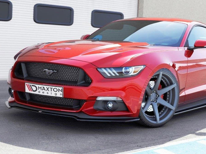 Ford Mustang MK6 (2014-17) Front Splitter V.1 - Maxton Design
