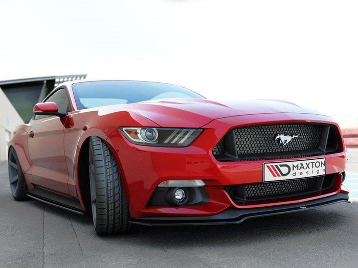 Ford Mustang MK6 (2014-17) Front Splitter V.1 - Maxton Design