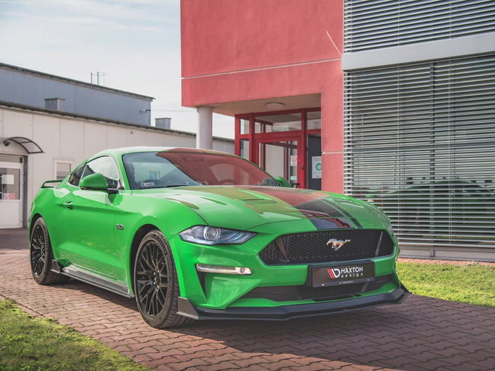 Ford Mustang GT MK6 Facelift (2017-) Street PRO Front Splitter V.2 - Maxton Design