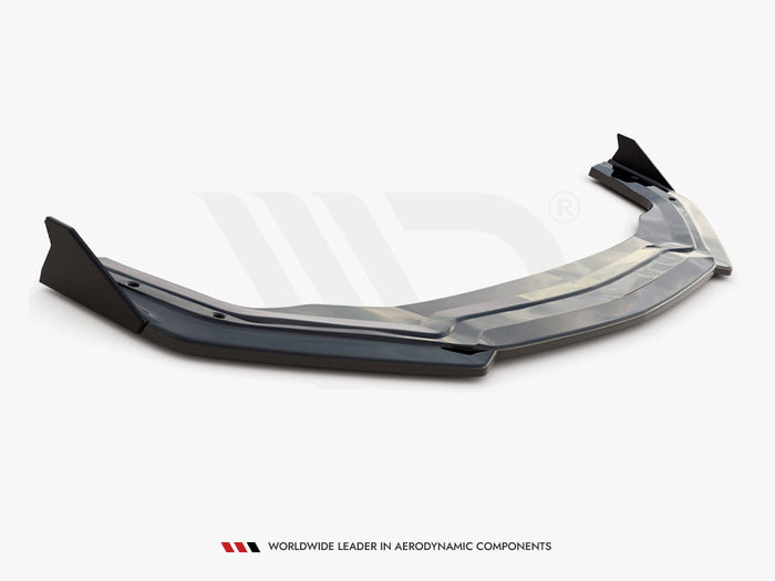 Ford Mustang GT Mk6 Facelift Front Splitter V.2 + Flaps - Maxton Design