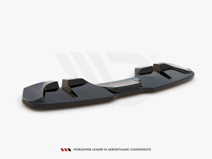 Ford Mustang GT MK6 Facelift (2017-) Central Rear Splitter - Maxton Design