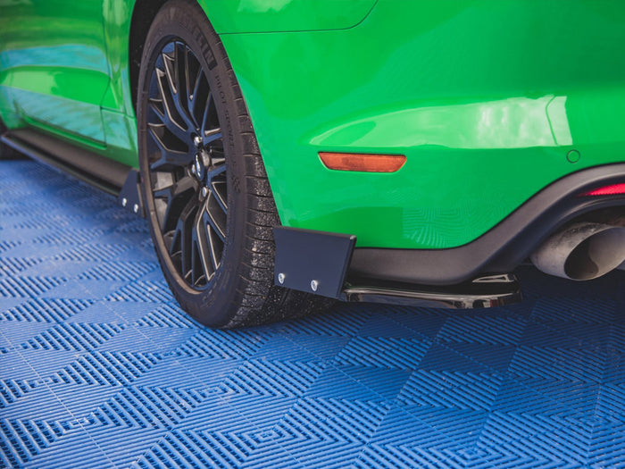 Ford Mustang GT Mk6 Facelift Rear Side Splitters V.1 - Maxton Design