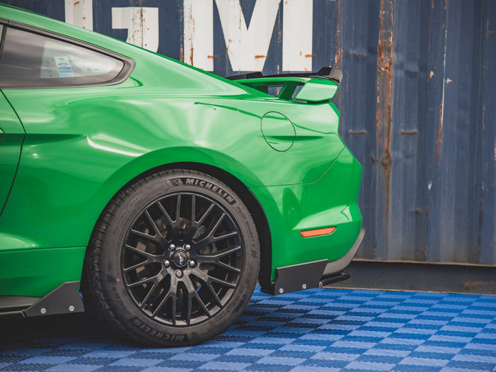Ford Mustang GT Mk6 Facelift Rear Side Splitters V.1 - Maxton Design