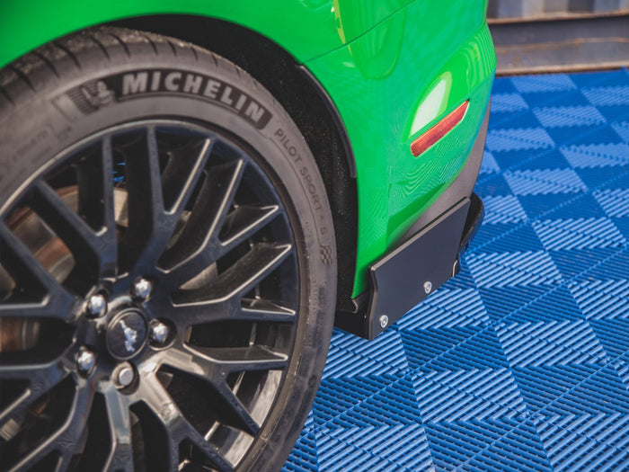 Ford Mustang GT Mk6 Facelift Rear Side Splitters V.1 - Maxton Design
