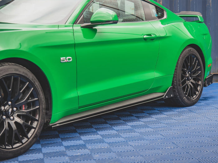 Ford Mustang GT MK6 Facelift (2017-) Side Skirts Diffusers - Maxton Design