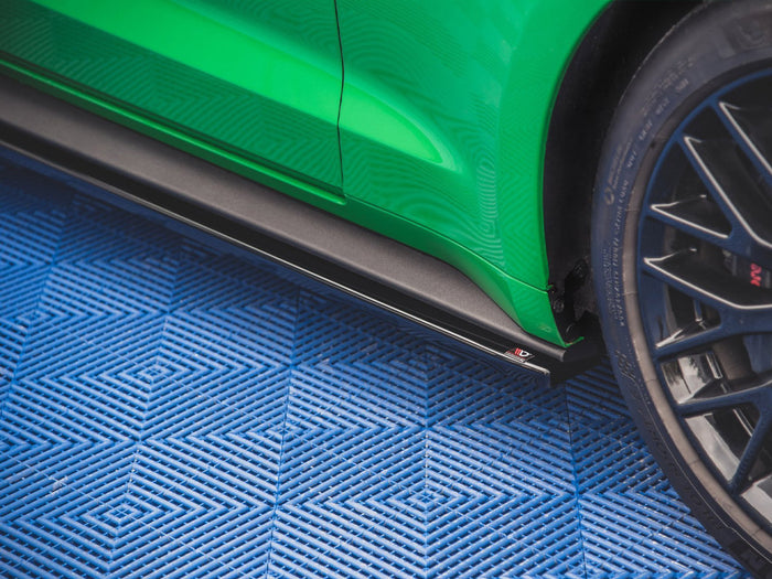 Ford Mustang GT MK6 Facelift (2017-) Side Skirts Diffusers - Maxton Design