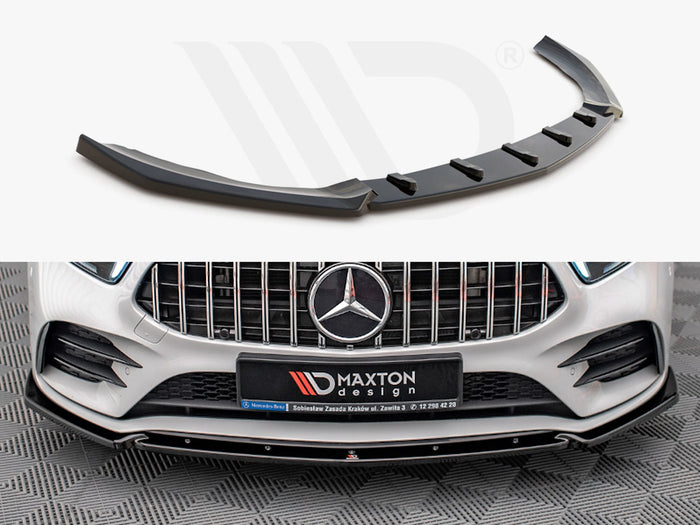 Mercedes A35 AMG V177/W177 (2018-) Front Splitter V.4 - Maxton Design