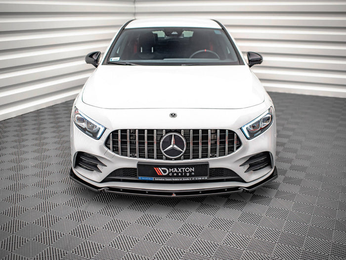 Mercedes A35 AMG V177/W177 (2018-) Front Splitter V.4 - Maxton Design