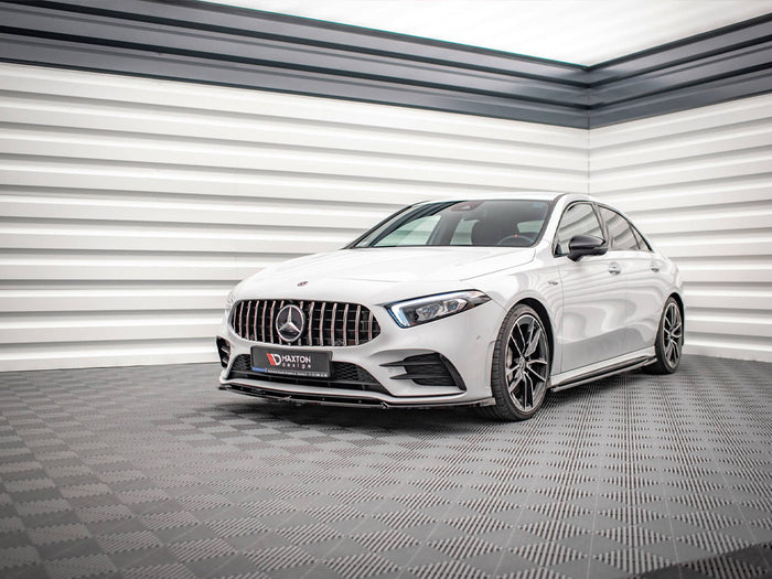 Mercedes A35 AMG V177/W177 (2018-) Front Splitter V.4 - Maxton Design